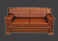 Кожаный мягкий диван Таурус
